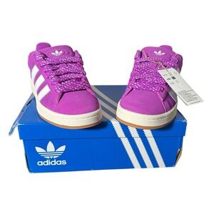 Adidas Campus 00s W Women's Size 6 Purple Burst White Gum New in‎ Box